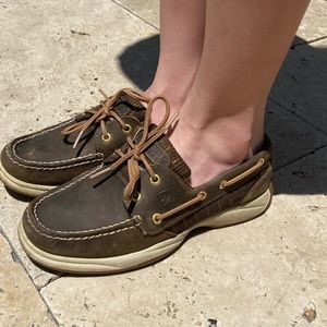 SOLD Leather Sperry Top Sider